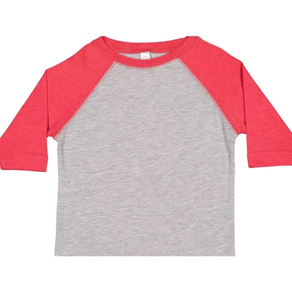 Rabbit Skins Toddler Baseball T-Shirt - Rabbit Skins Toddler Baseball T-Shirt - Image 8 of 12
