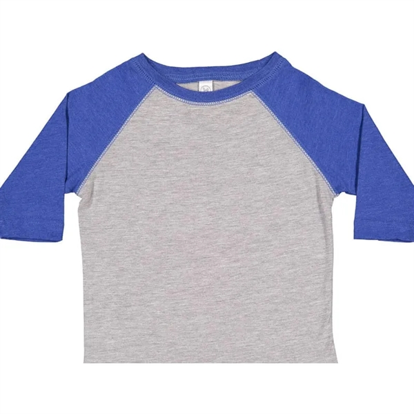 Rabbit Skins Toddler Baseball T-Shirt - Rabbit Skins Toddler Baseball T-Shirt - Image 9 of 12