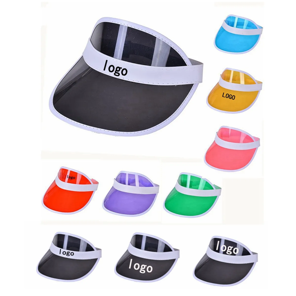 Unisex Candy Color Sun Visors Hats - Unisex Candy Color Sun Visors Hats - Image 0 of 3