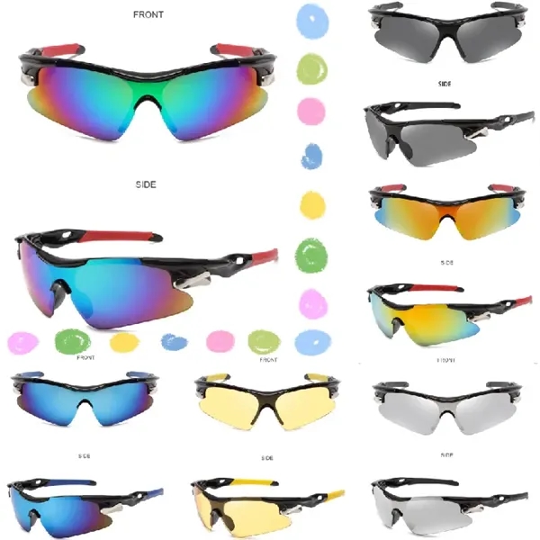 Windproof Sports Goggles Bicycle Cycling Sunglasses - Windproof Sports Goggles Bicycle Cycling Sunglasses - Image 1 of 2