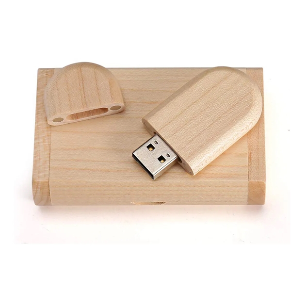 Wooden Data Storage USB Flash Drive With Box - Wooden Data Storage USB Flash Drive With Box - Image 4 of 4