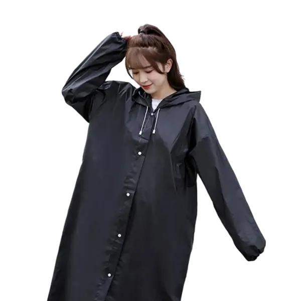 Reusable Raincoat with Hood - Reusable Raincoat with Hood - Image 2 of 9