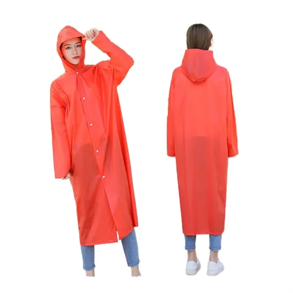 Reusable Raincoat with Hood - Reusable Raincoat with Hood - Image 7 of 9