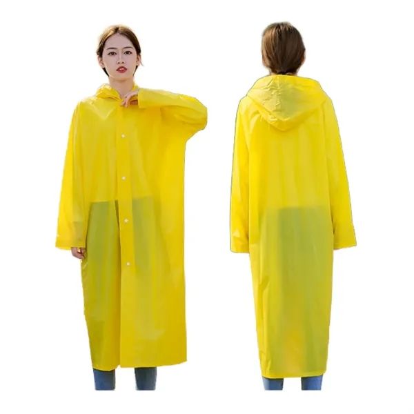 Reusable Raincoat with Hood - Reusable Raincoat with Hood - Image 9 of 9