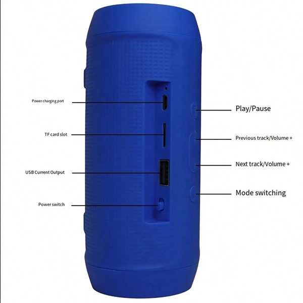 Portable Outdoor Waterproof Wireless Mini Speaker - Portable Outdoor Waterproof Wireless Mini Speaker - Image 2 of 4