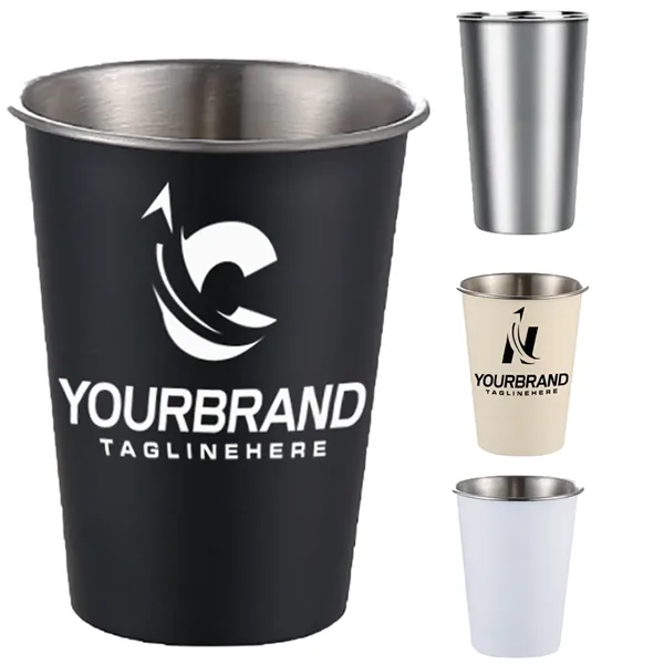 Custom Stainless-Steel Cup for Bar Restaurant Camping Mug - Custom Stainless-Steel Cup for Bar Restaurant Camping Mug - Image 0 of 6