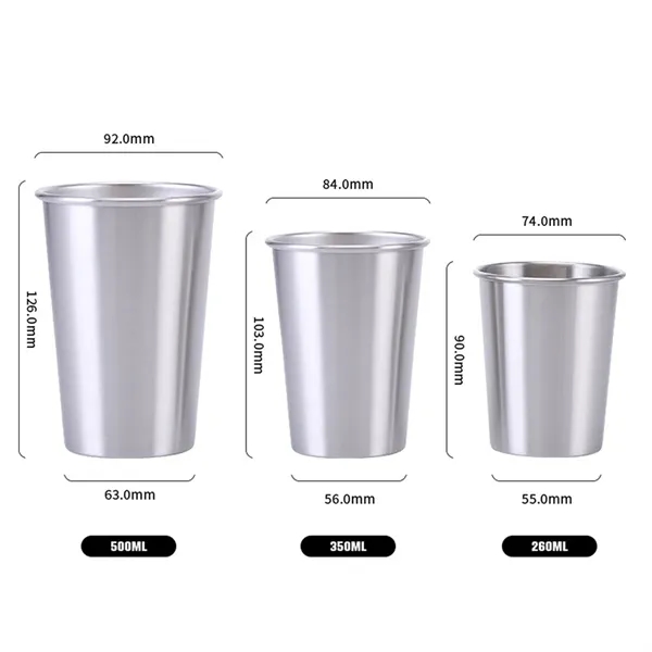 Custom Stainless-Steel Cup for Bar Restaurant Camping Mug - Custom Stainless-Steel Cup for Bar Restaurant Camping Mug - Image 1 of 6