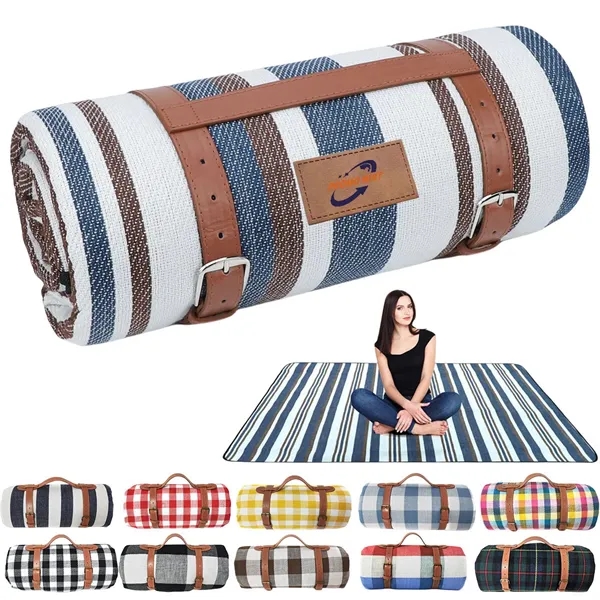 Outdoor Foldable Picnic Blanket Camping Beach Mat - Outdoor Foldable Picnic Blanket Camping Beach Mat - Image 0 of 4