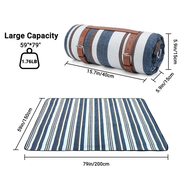 Outdoor Foldable Picnic Blanket Camping Beach Mat - Outdoor Foldable Picnic Blanket Camping Beach Mat - Image 1 of 4