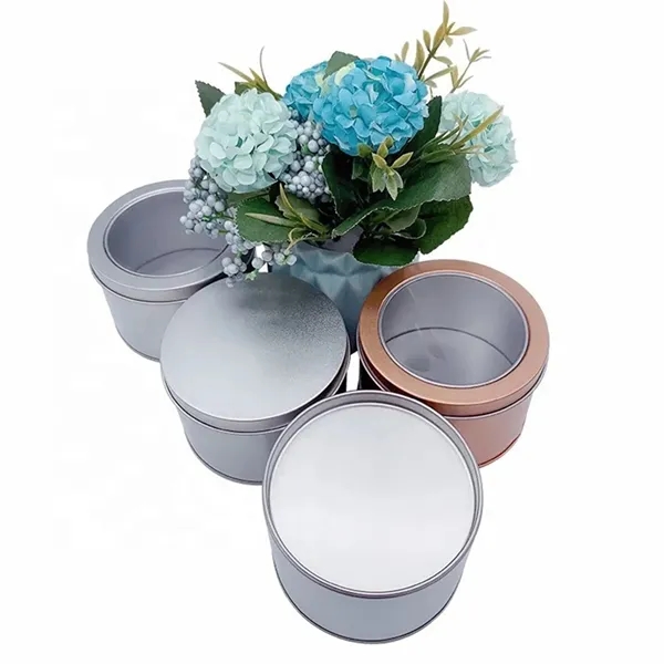 Round candy snack tin box - Round candy snack tin box - Image 1 of 4