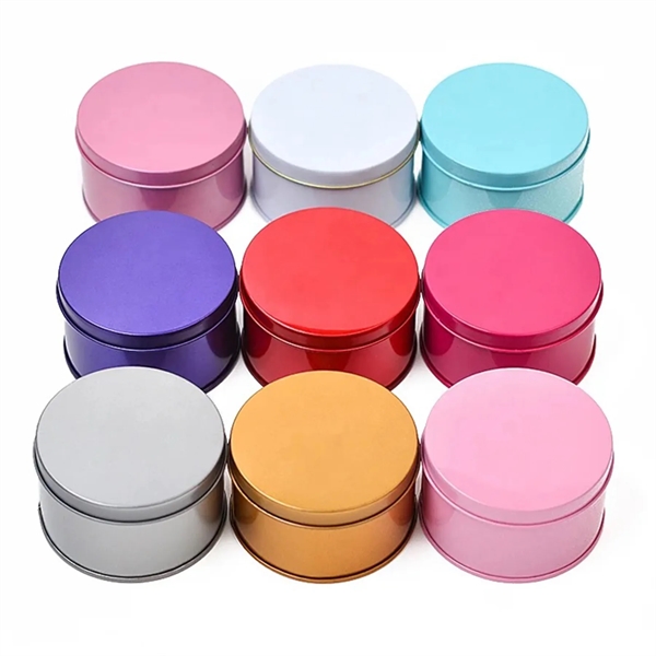 Round candy snack tin box - Round candy snack tin box - Image 2 of 4