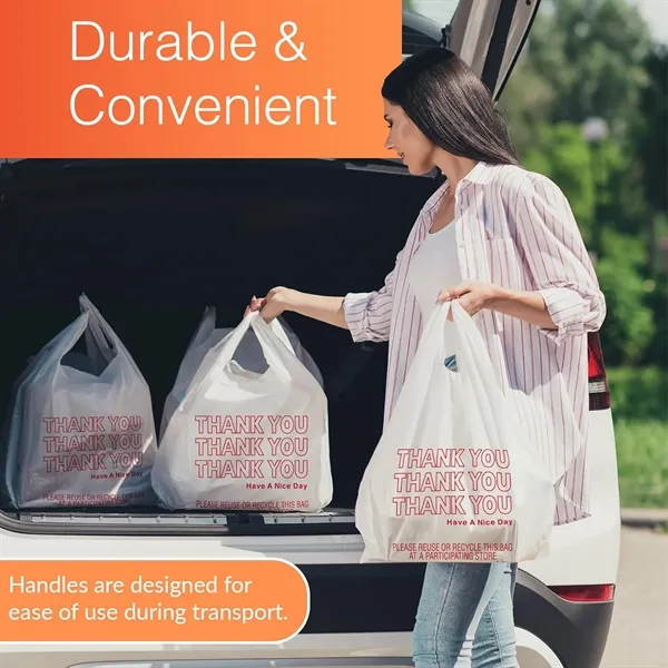 Economy T-Shirt Style Big Plastic Bag - Economy T-Shirt Style Big Plastic Bag - Image 2 of 2