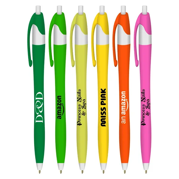 Union Printed, "Elegant" Clicker Pen - Colored Barrels - Union Printed, "Elegant" Clicker Pen - Colored Barrels - Image 0 of 1