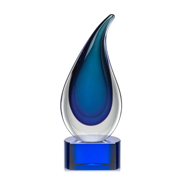 Delray Award on Paragon Base - Blue - Delray Award on Paragon Base - Blue - Image 4 of 6