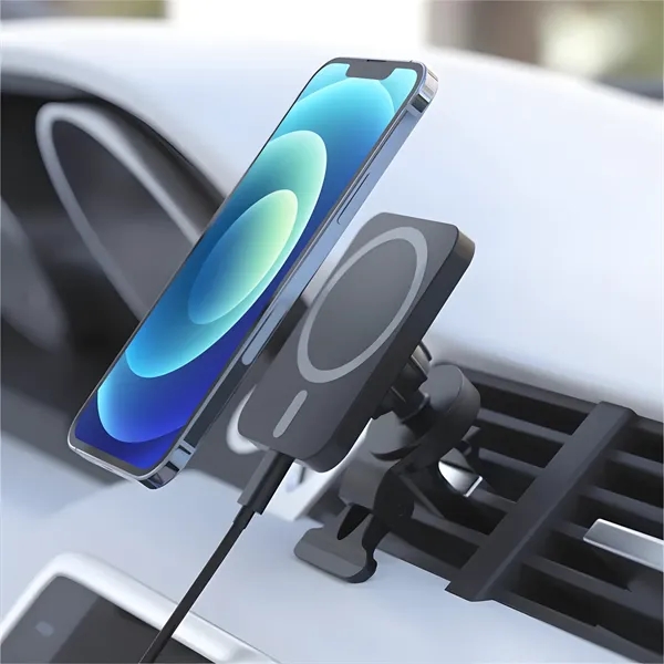 Wireless Magnetic Car Mount Charger Qi 15W - Wireless Magnetic Car Mount Charger Qi 15W - Image 5 of 5