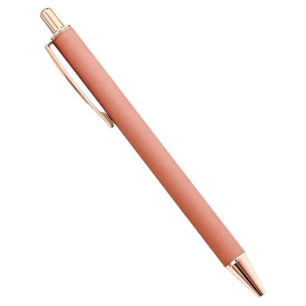 Siena Velvet Pen with Rose Gold Accents - Siena Velvet Pen with Rose Gold Accents - Image 1 of 6
