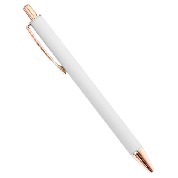 Siena Velvet Pen with Rose Gold Accents - Siena Velvet Pen with Rose Gold Accents - Image 2 of 6