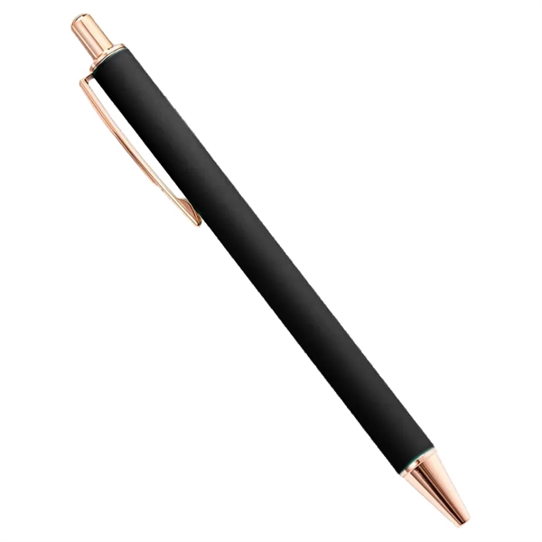 Siena Velvet Pen with Rose Gold Accents - Siena Velvet Pen with Rose Gold Accents - Image 3 of 6