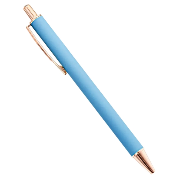 Siena Velvet Pen with Rose Gold Accents - Siena Velvet Pen with Rose Gold Accents - Image 4 of 6