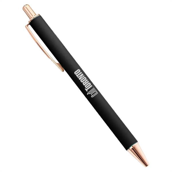 Siena Velvet Pen with Rose Gold Accents - Siena Velvet Pen with Rose Gold Accents - Image 5 of 6