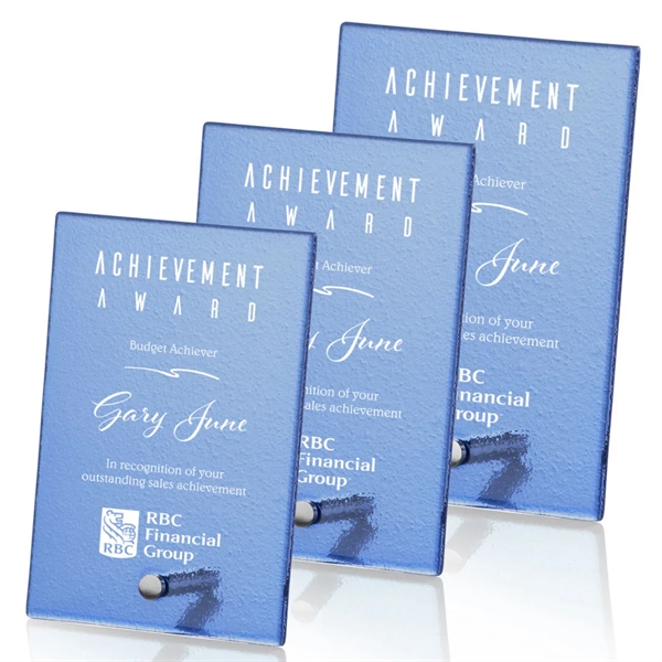 Atchison Blue Rectangle Award - Silver - Atchison Blue Rectangle Award - Silver - Image 0 of 7