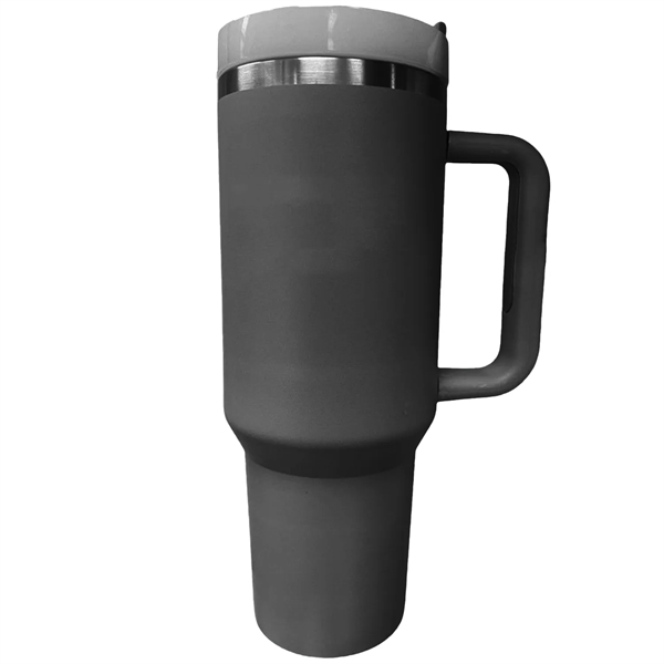 40 oz Vacuum Insulated Tumbler Copper Lined w/ Lid & Handle - 40 oz Vacuum Insulated Tumbler Copper Lined w/ Lid & Handle - Image 5 of 7