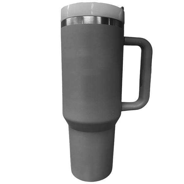 40 oz Vacuum Insulated Tumbler Copper Lined w/ Lid & Handle - 40 oz Vacuum Insulated Tumbler Copper Lined w/ Lid & Handle - Image 6 of 7