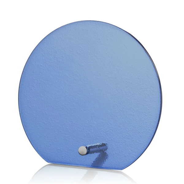 Custom Atchison Blue Circle Award - Silver
