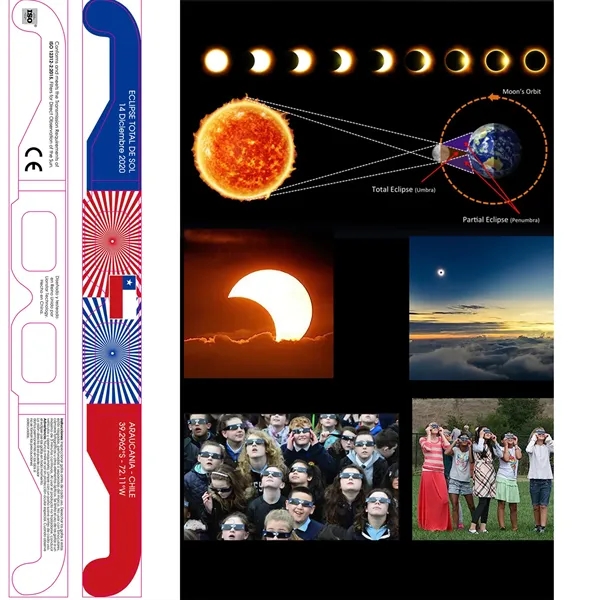 Solar Eclipse Glasses Safe Shades for Direct Sun Viewing - Solar Eclipse Glasses Safe Shades for Direct Sun Viewing - Image 3 of 3