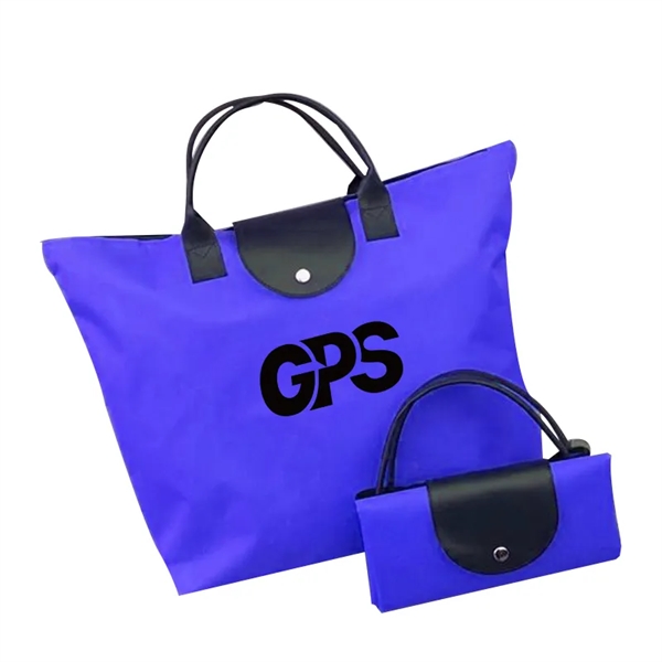 600D Oxford Cloth Shopping Folding Storage Bag - 600D Oxford Cloth Shopping Folding Storage Bag - Image 1 of 3
