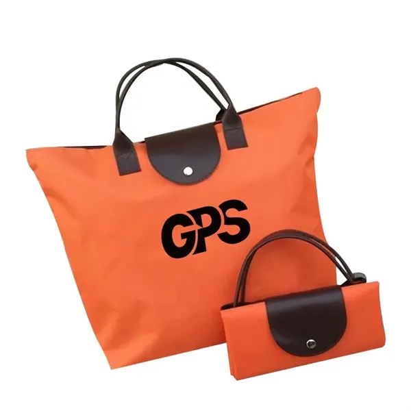 600D Oxford Cloth Shopping Folding Storage Bag - 600D Oxford Cloth Shopping Folding Storage Bag - Image 3 of 3