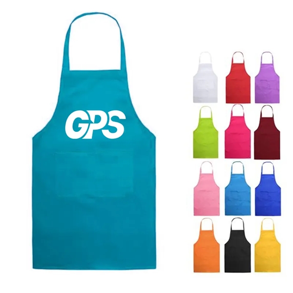 29 1/2 " Kitchen Cooking Apron With Pockets - 29 1/2 " Kitchen Cooking Apron With Pockets - Image 0 of 2