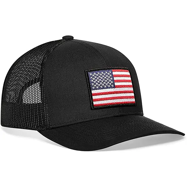 Baseball Cap American Flag Trucker Hat - Baseball Cap American Flag Trucker Hat - Image 0 of 2