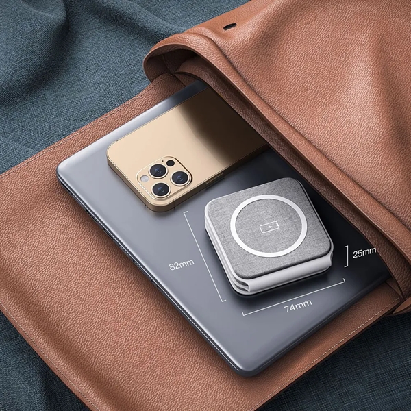3 in 1 Fabric Wireless iPhone Charging Station - 3 in 1 Fabric Wireless iPhone Charging Station - Image 2 of 2