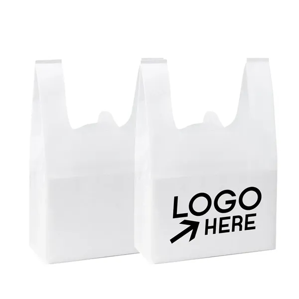 Reusable T-Shirt Style Small Plastic Bag - Reusable T-Shirt Style Small Plastic Bag - Image 0 of 2