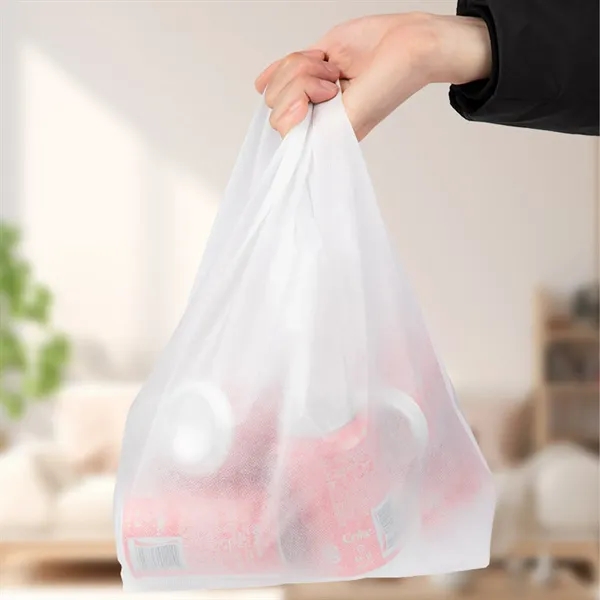 Reusable T-Shirt Style Small Plastic Bag - Reusable T-Shirt Style Small Plastic Bag - Image 2 of 2