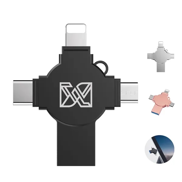 4 in 1 High Speed Transmission Flash Drive - 4 in 1 High Speed Transmission Flash Drive - Image 0 of 4