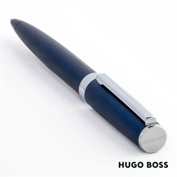 Hugo Boss® Gear Brushed Ballpoint Pen - Hugo Boss® Gear Brushed Ballpoint Pen - Image 1 of 11
