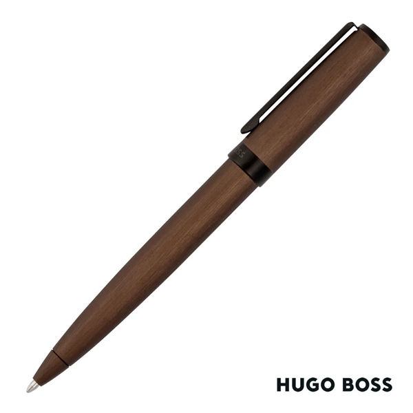 Hugo Boss® Gear Brushed Ballpoint Pen - Hugo Boss® Gear Brushed Ballpoint Pen - Image 9 of 11