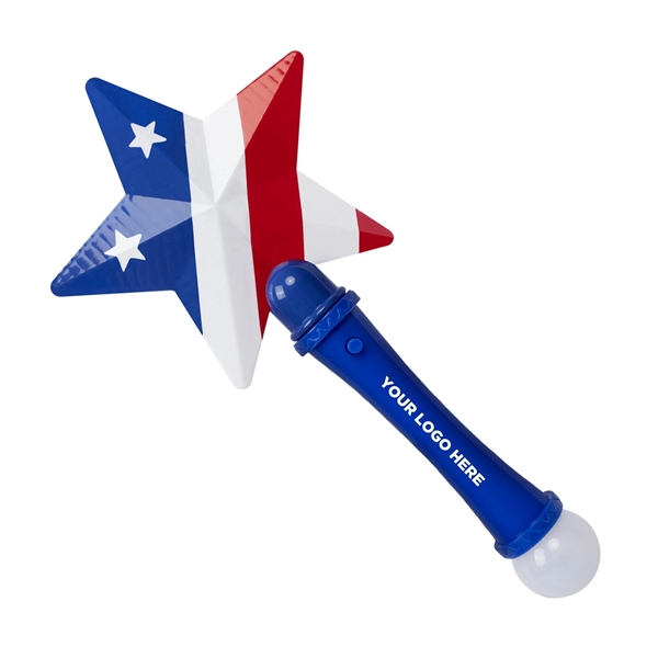 10" Flashing Star Wand USA - 10" Flashing Star Wand USA - Image 4 of 4