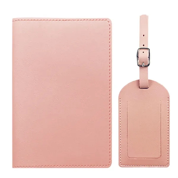 Travel Passport Cover Luggage Tag Accessories Set - Travel Passport Cover Luggage Tag Accessories Set - Image 2 of 6