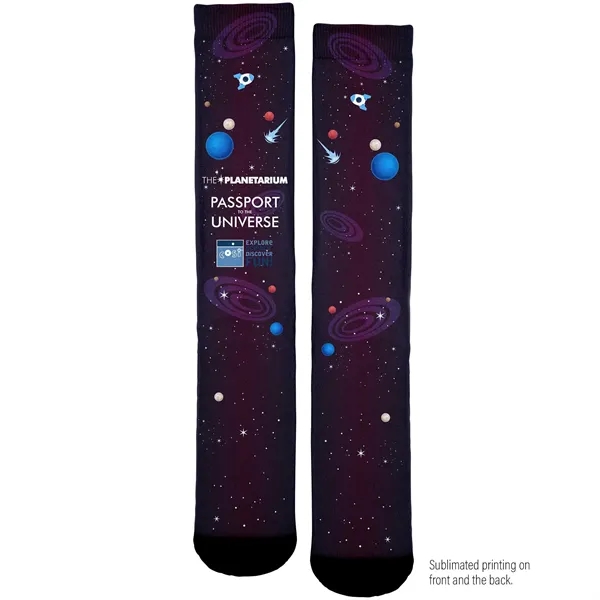 Custom Dye Sublimation Dress Socks - Custom Dye Sublimation Dress Socks - Image 1 of 2