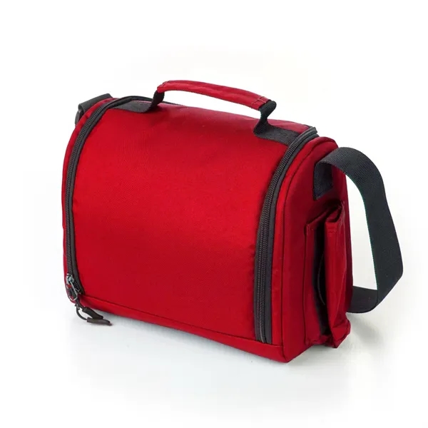 6-Can rPET Recycled 600D Polyester Insulated Eco Cooler Bag - 6-Can rPET Recycled 600D Polyester Insulated Eco Cooler Bag - Image 11 of 13