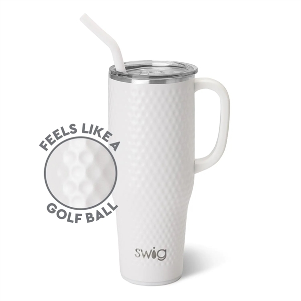 40 oz SWIG® Mega Golf Mug Stainless Steel Insulated Tumbler - 40 oz SWIG® Mega Golf Mug Stainless Steel Insulated Tumbler - Image 0 of 0