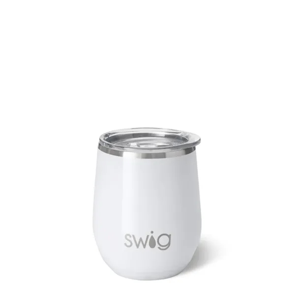 12 oz SWIG® Stainless Steel Insulated Stemless Tumbler - 12 oz SWIG® Stainless Steel Insulated Stemless Tumbler - Image 6 of 7