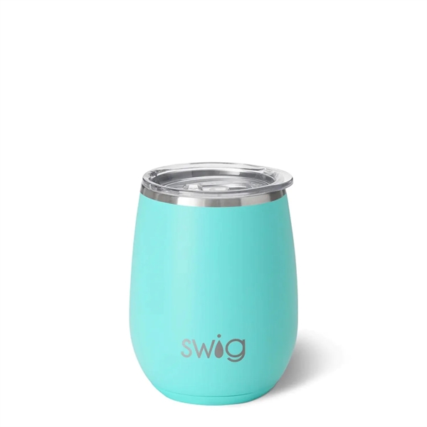 14 oz SWIG® Stainless Steel Insulated Stemless Tumbler - 14 oz SWIG® Stainless Steel Insulated Stemless Tumbler - Image 4 of 17