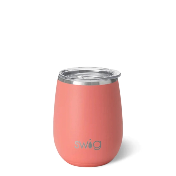14 oz SWIG® Stainless Steel Insulated Stemless Tumbler - 14 oz SWIG® Stainless Steel Insulated Stemless Tumbler - Image 3 of 17