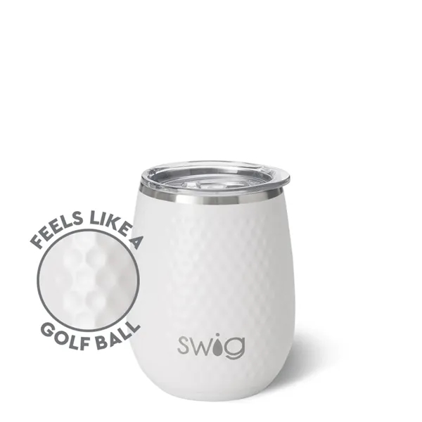 14 oz SWIG® Golf Stemless Stainless Steel Insulated Tumbler - 14 oz SWIG® Golf Stemless Stainless Steel Insulated Tumbler - Image 0 of 0