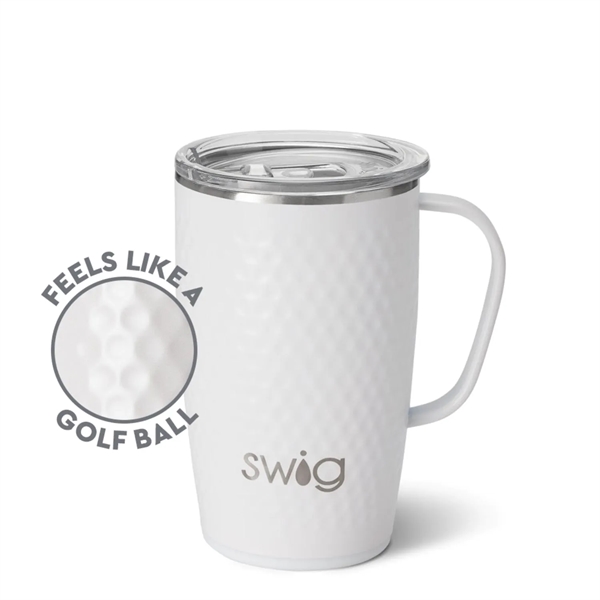 18 oz SWIG® Golf Mug Stainless Steel Insulated Tumbler - 18 oz SWIG® Golf Mug Stainless Steel Insulated Tumbler - Image 0 of 0
