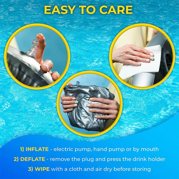 Floating Drink Holder for Pool  Swimming - Floating Drink Holder for Pool  Swimming - Image 4 of 4